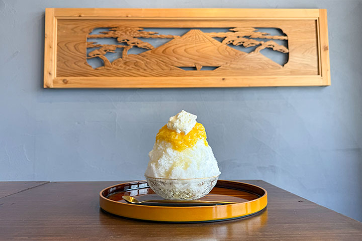 「甘味かどや」で人気のかき氷