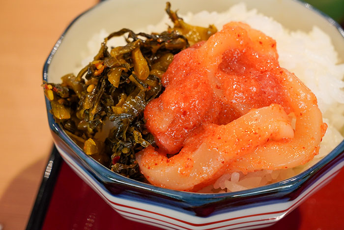 ご飯の大盛り＆おかわり無料、特製いか明太子がなんと食べ放題！ 