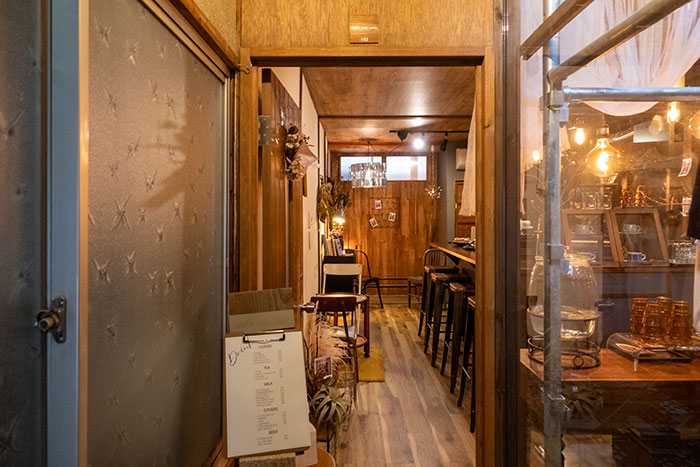 walk side cafe 外観(福岡・六本松の古民家カフェ)