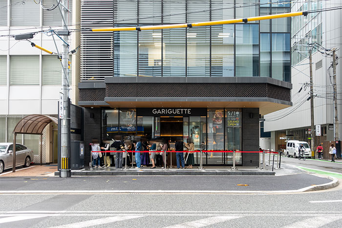 ガリゲット福岡のビル全体が見える外観写真