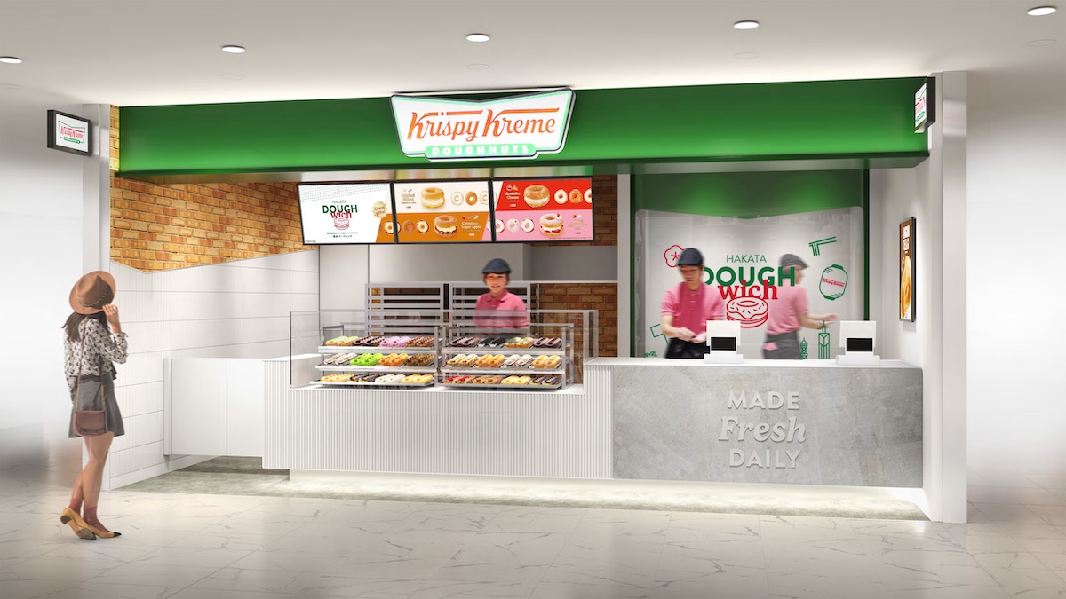 福岡3店舗目が博多にオープン！クリスピー・クリーム・ドーナツのここ